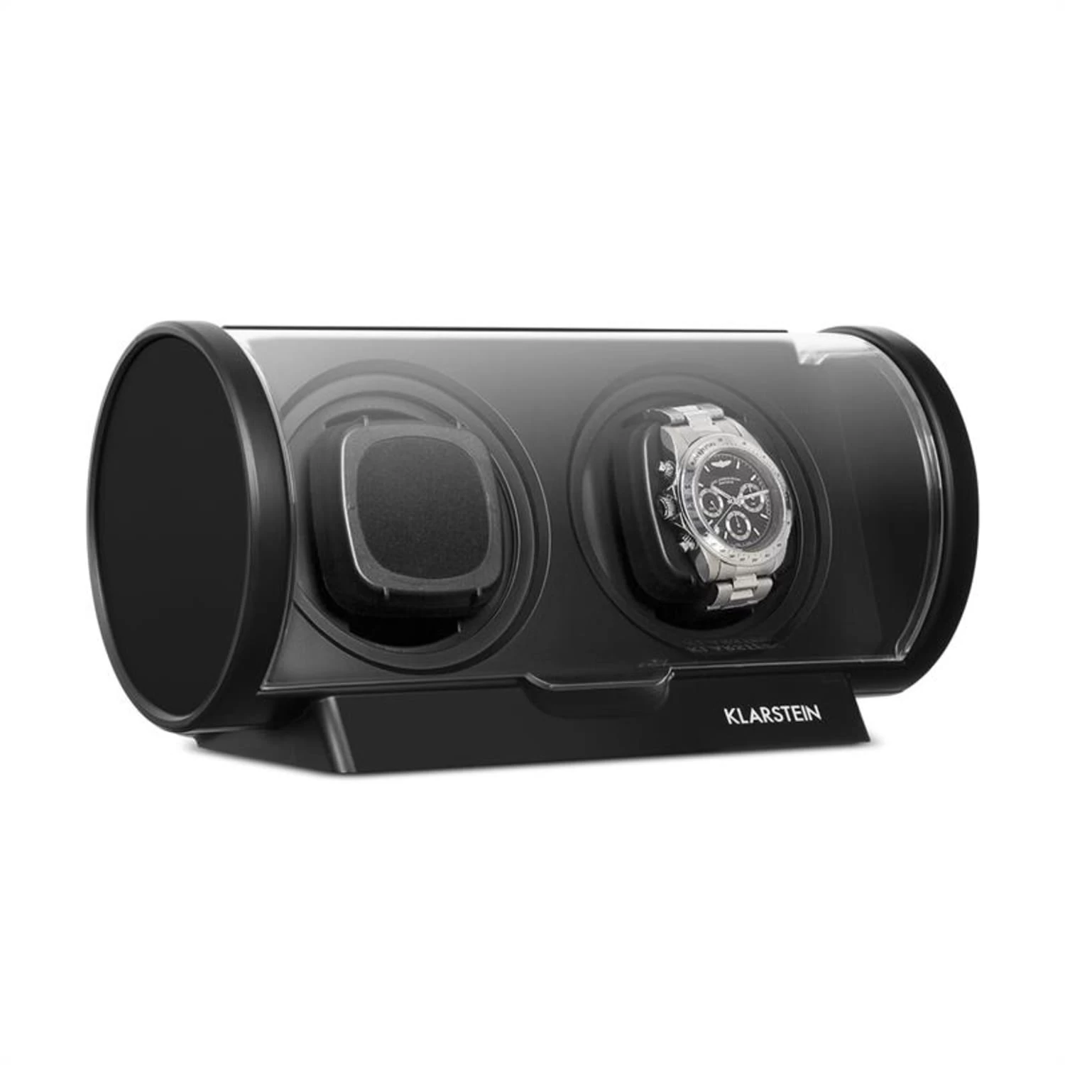 Lugano Uhrenbeweger Kunststoff 2 Uhren 4 Modi Schwarz 3 Lugano Uhrenbeweger Kunststoff 2 Uhren 4 Modi Schwarz