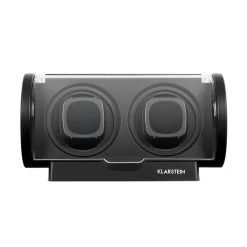 Lugano Uhrenbeweger Kunststoff 2 Uhren 4 Modi Schwarz 10 Lugano Uhrenbeweger Kunststoff 2 Uhren 4 Modi Schwarz -Küchengeräte Geschäft 10032007 yy 0003 front Klarstein Lugano Uhrenbeweger schwarz