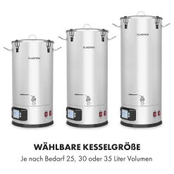 Maischfest Maischekessel 5 Teile 1500/3000W 25l LCD Touch -Küchengeräte Geschäft 10032121 de 0003 logo