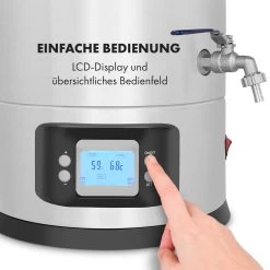 Maischfest Maischekessel 5 Teile 1500/3000W 25l LCD Touch -Küchengeräte Geschäft 10032121 de 0007 logo