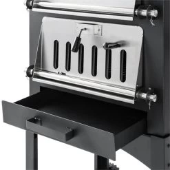 Pizzaiolo Perfetto Pizzaofen 30,5x30,5cm Echtstein 1,2mm Stahl Mobil -Küchengeräte Geschäft 10032130 yy 0005 detail pizzaiolo perfet pizzaofen