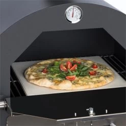 Pizzaiolo Perfetto Pizzastein 30,5x30,5cm Echtstein Schamott -Küchengeräte Geschäft 10032174 yy 0002 ambient pizza stone
