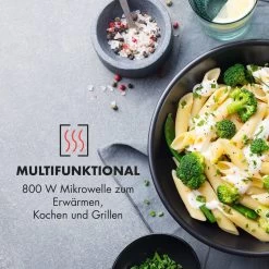 Fine Dinesty 2-in-1-Mikrowelle: 23l 800W / Grill: 1000W Blau 13 Fine Dinesty 2-in-1-Mikrowelle: 23l 800W / Grill: 1000W Blau -Küchengeräte Geschäft 10032201 de 0004 logo