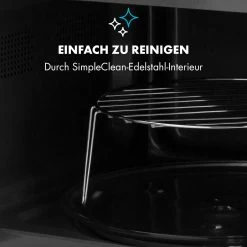 Fine Dinesty 2-in-1-Mikrowelle: 23l 800W / Grill: 1000W Blau 16 Fine Dinesty 2-in-1-Mikrowelle: 23l 800W / Grill: 1000W Blau -Küchengeräte Geschäft 10032201 de 0007 logo