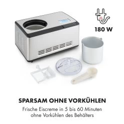 Dolce Bacio Eiscremebereiter Kompressor 2l LCD-Display Touch Edelstahl 16 Dolce Bacio Eiscremebereiter Kompressor 2l LCD-Display Touch Edelstahl -Küchengeräte Geschäft 10032322 de 0005 logo