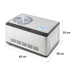 Dolce Bacio Eiscremebereiter Kompressor 2l LCD-Display Touch Edelstahl 21 Dolce Bacio Eiscremebereiter Kompressor 2l LCD-Display Touch Edelstahl -Küchengeräte Geschäft 10032322 yy 0010 logo Klarstein Dolce Bacio Eiscremebereiter Edelstahl