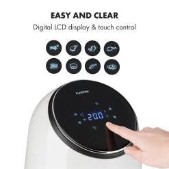 AirVital Heißluftfritteuse 1300W 2,5l CeraPlus-Antihaft Touch Weiß 15 AirVital Heißluftfritteuse 1300W 2,5l CeraPlus-Antihaft Touch Weiß -Küchengeräte Geschäft 10032331 yy 0005 logo Klarstein AirVital Heissluftfritteuse 1300W weiss