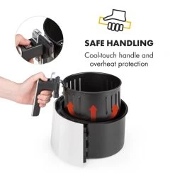AirVital Heißluftfritteuse 1300W 2,5l CeraPlus-Antihaft Touch Weiß 18 AirVital Heißluftfritteuse 1300W 2,5l CeraPlus-Antihaft Touch Weiß -Küchengeräte Geschäft 10032331 yy 0008 logo Klarstein AirVital Heissluftfritteuse 1300W weiss