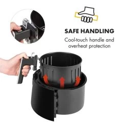 AirVital Heißluftfritteuse 1300W 2,5l CeraPlus-Antihaft Touch Schwarz -Küchengeräte Geschäft 10032332 yy 0008 logo Klarstein AirVital Heissluftfritteuse 1300W schwarz