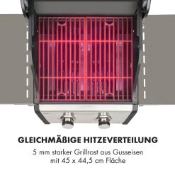 Lucifer 2.0-T Gasgrill 2 X 3,5 KW Brenner 45x44cm Grill Edelstahl -Küchengeräte Geschäft 10032455 de 0006 logo