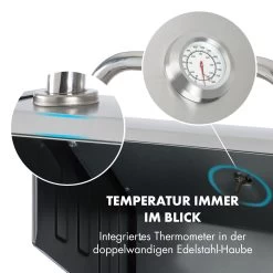 Lucifer 2.0-T Gasgrill 2 X 3,5 KW Brenner 45x44cm Grill Edelstahl -Küchengeräte Geschäft 10032455 de 0007 logo