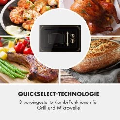 Victoria 20 Einbau-Mikrowelle, 20 L, 800 W, Grill: 1000 W, Schwarz -Küchengeräte Geschäft 10032591 de 0006 logo