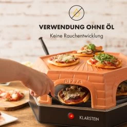 Capricciosa Pizzaofen 1500W Abdeckung Aus Terracotta Warmhaltefunktion -Küchengeräte Geschäft 10032597 de 0004 logo