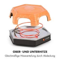 Capricciosa Pizzaofen 1500W Abdeckung Aus Terracotta Warmhaltefunktion -Küchengeräte Geschäft 10032597 de 0007 logo