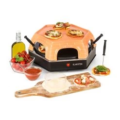 Küchengeräte Geschäft 15 Capricciosa Pizzaofen 1500W Abdeckung Aus Terracotta Warmhaltefunktion