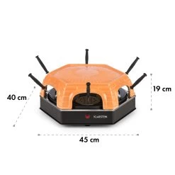 Capricciosa Pizzaofen 1500W Abdeckung Aus Terracotta Warmhaltefunktion -Küchengeräte Geschäft 10032597 yy 0009 logo