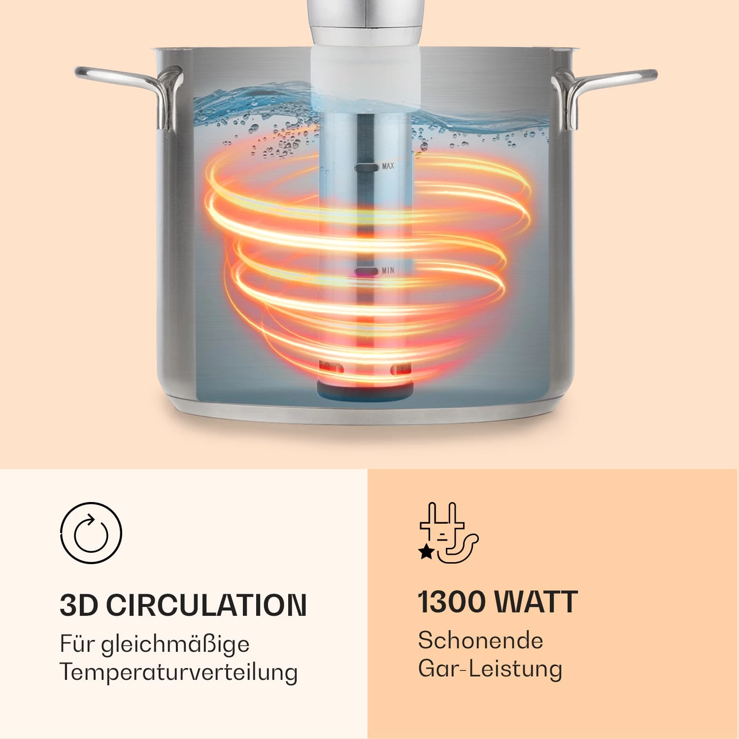 Quickstick Sous Vide Garer Thermostat: 50-95 °C Für 20 L Edelstahl 7 Quickstick Sous Vide Garer Thermostat: 50-95 °C Für 20 L Edelstahl – Bild 5