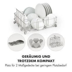 Amazonia Mini Geschirrspülmaschine 6 Programme LED-Display 14 Amazonia Mini Geschirrspülmaschine 6 Programme LED-Display -Küchengeräte Geschäft 10032678 de 0003 logo