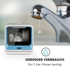 Amazonia Mini Geschirrspülmaschine 6 Programme LED-Display 17 Amazonia Mini Geschirrspülmaschine 6 Programme LED-Display -Küchengeräte Geschäft 10032678 de 0006 logo