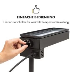 Appenzell Peak Raclette Mit Grill 1000W Thermostatschalter Schwarz -Küchengeräte Geschäft 10032694 de 0003 logo