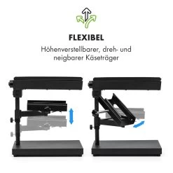 Appenzell Peak Raclette Mit Grill 1000W Thermostatschalter Schwarz -Küchengeräte Geschäft 10032694 de 0007 logo