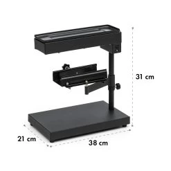 Appenzell Peak Raclette Mit Grill 1000W Thermostatschalter Schwarz -Küchengeräte Geschäft 10032694 yy 0008 logo