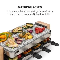 Prime-Rib Raclettegrill 8 Pers. 1500 W Natursteinplatte Edelstahl Holz -Küchengeräte Geschäft 10032695 de 0003 logo