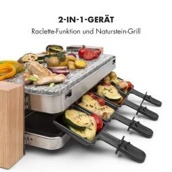 Prime-Rib Raclettegrill 8 Pers. 1500 W Natursteinplatte Edelstahl Holz -Küchengeräte Geschäft 10032695 de 0004 logo