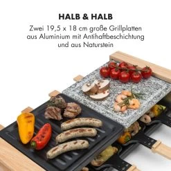 Chateaubriand Nuovo Raclette 1200W Aluminium / Stein 8 Personen Holz -Küchengeräte Geschäft 10032729 de 0003 logo