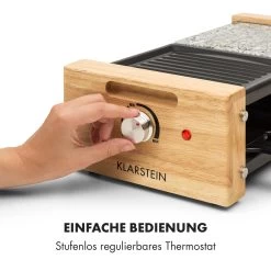 Chateaubriand Nuovo Raclette 1200W Aluminium / Stein 8 Personen Holz -Küchengeräte Geschäft 10032729 de 0005 logo