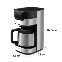 Kaffeemaschine Arabica 800W EasyTouch Control Silber/schwarz -Küchengeräte Geschäft 10032772 yy 0007 logo