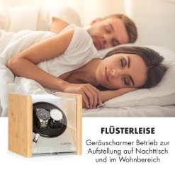 Hanoi 2 Uhrenbeweger, 2 Uhren, 3 Geschwindigkeiten, 4 Modi, Bambus -Küchengeräte Geschäft 10032797 de 0006 logo