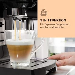 BellaVita Kaffeemaschine 3-in-1 1450 W 20 Bar Milchschäumer -Küchengeräte Geschäft 10032806 de 0005 logo