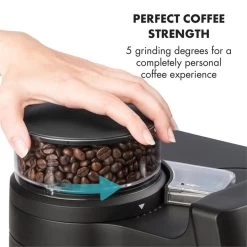 Aromatica II Duo Kaffeemaschine, Integriertes Mahlwerk, 1,25 L, Rot -Küchengeräte Geschäft 10032866 yy 0006 logo Klarstein Aromatica II Duo Kaffeemaschine rot