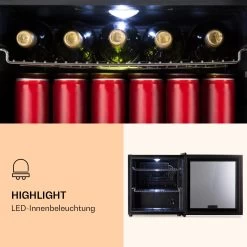 Beersafe L Onyx Kühlschrank 47 Liter 2 Böden Panoramaglastür. 12 Beersafe L Onyx Kühlschrank 47 Liter 2 Böden Panoramaglastür. -Küchengeräte Geschäft 10032870 de 0004 logo