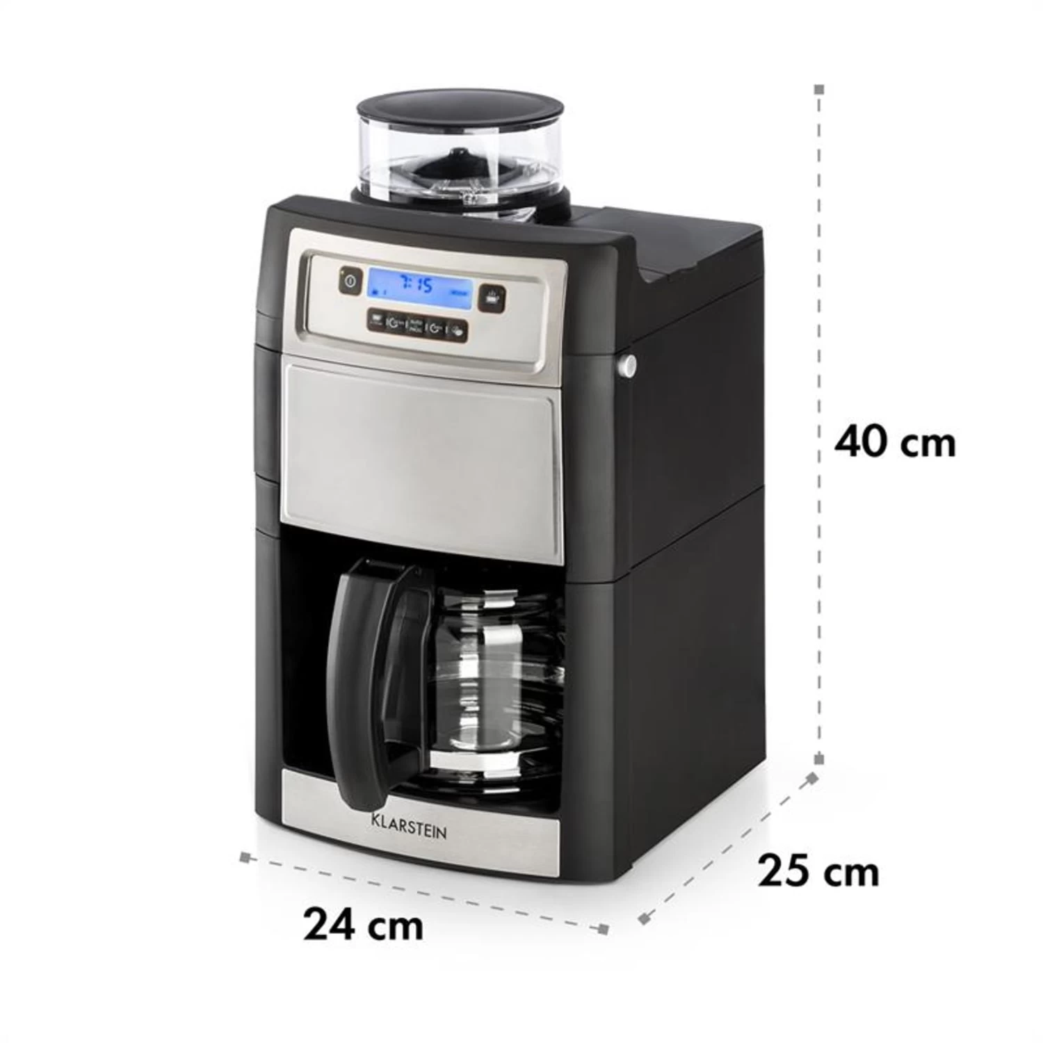 Aromatica II Kaffeemaschine, Mahlwerk, 1,25 L, Silber 12 Aromatica II Kaffeemaschine, Mahlwerk, 1,25 L, Silber – Bild 10