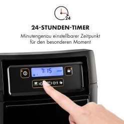 Aromatica II Set Kaffeemaschine, Mahlwerk, 1,25 L, Schwarz -Küchengeräte Geschäft 10032874 de 0005 logo