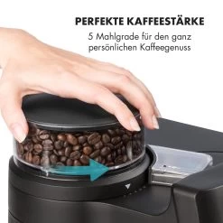 Aromatica II Set Kaffeemaschine, Mahlwerk, 1,25 L, Schwarz -Küchengeräte Geschäft 10032874 de 0006 logo
