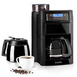 Aromatica II Set Kaffeemaschine, Mahlwerk, 1,25 L, Schwarz