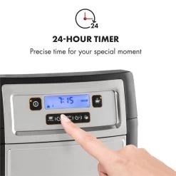 Aromatica II Thermo Kaffeemaschine, Mahlwerk, 1,25 L, Silber -Küchengeräte Geschäft 10032875 yy 0005 logo Klarstein Aromatica II Thermo Kaffeemaschine silber