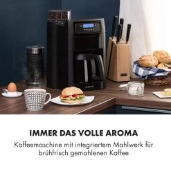 Aromatica II Thermo Kaffeemaschine, Mahlwerk, 1,25 L, Schwarz -Küchengeräte Geschäft 10032876 de 0002 logo