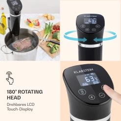 Quickstick Flex 1300W 3D Circulating 0-95 °C IPX7 Timer Schwarz 15 Quickstick Flex 1300W 3D Circulating 0-95 °C IPX7 Timer Schwarz -Küchengeräte Geschäft 10032905 de 0004 logo