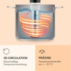 Quickstick Flex 1300W 3D Circulating 0-95 °C IPX7 Timer Schwarz 16 Quickstick Flex 1300W 3D Circulating 0-95 °C IPX7 Timer Schwarz -Küchengeräte Geschäft 10032905 de 0005 logo