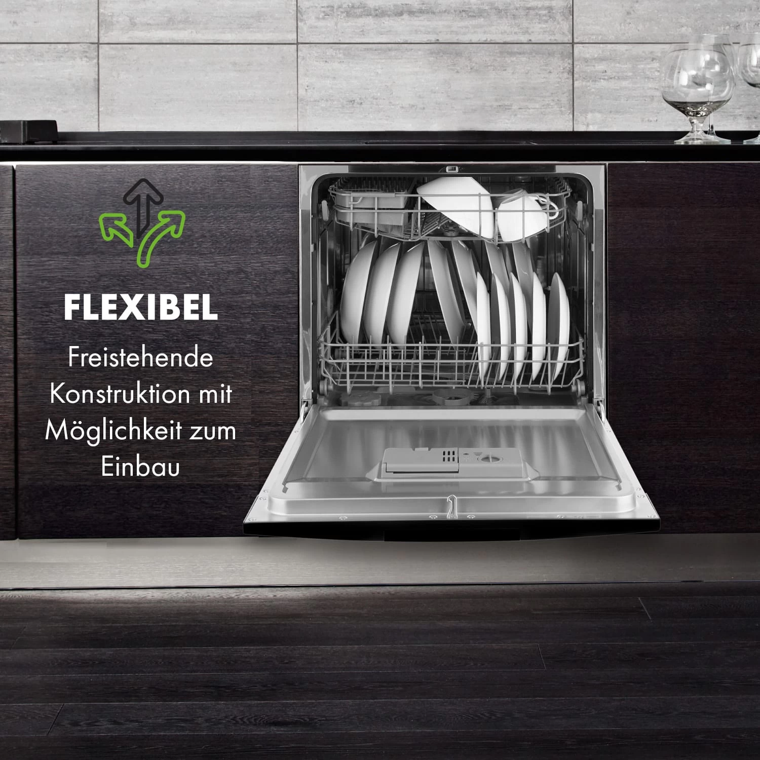 Amazonia 8 Neo Tischgeschirrspüler 8 Programme LED-Display 4 Amazonia 8 Neo Tischgeschirrspüler 8 Programme LED-Display – Bild 2