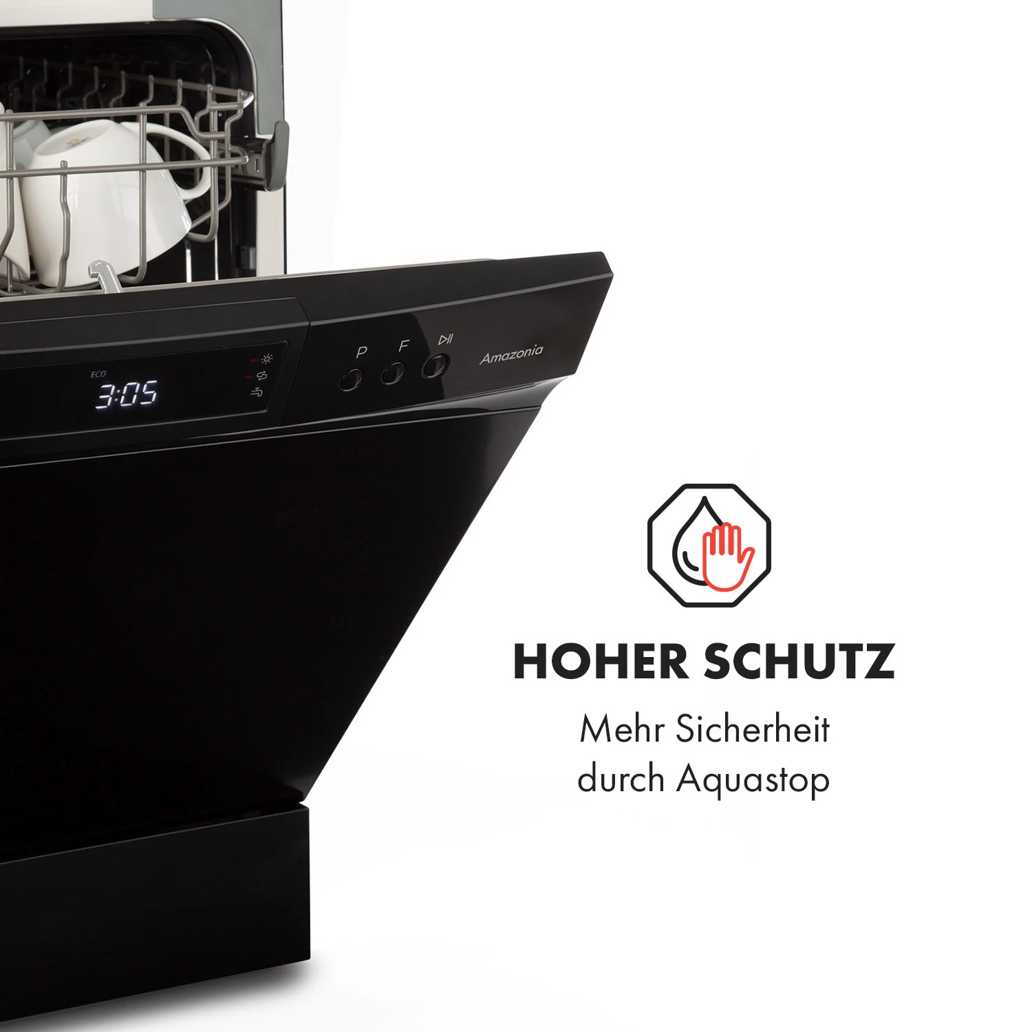 Amazonia 8 Neo Tischgeschirrspüler 8 Programme LED-Display 7 Amazonia 8 Neo Tischgeschirrspüler 8 Programme LED-Display – Bild 5