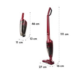 TurboHybrid Staubsauger Boden- Und Handstaubsauger Metallic-rot 21 TurboHybrid Staubsauger Boden- Und Handstaubsauger Metallic-rot -Küchengeräte Geschäft 10032944 yy 0010 logo Klarstein TurboHybrid Staubsauger metallic rot