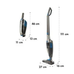 TurboHybrid Staubsauger Boden- Und Handstaubsauger Anthrazit/blau -Küchengeräte Geschäft 10032945 yy 0010 logo Klarstein TurboHybrid Staubsauger anthrazit blau