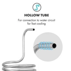 Chiller 6 Eintauchkühler Ø20 Cm 9 Schleifen 304 Edelstahl -Küchengeräte Geschäft 10033081 yy 0004 logo Klarstein Chiller 6 Eintauchkuehler 9 Schleifen