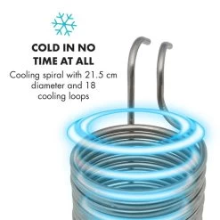 Chiller 12 Eintauchkühler Ø21,5 Cm 18 Schleifen 304 Edelstahl 8 Chiller 12 Eintauchkühler Ø21,5 Cm 18 Schleifen 304 Edelstahl -Küchengeräte Geschäft 10033082 yy 0003 logo Klarstein Chiller 12 Eintauchkuehler 18 Schleifen