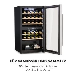 Vinamour 29 Duo Weinkühlschrank 2 Zonen 80L/29 Flaschen 5-22°C Touch 14 Vinamour 29 Duo Weinkühlschrank 2 Zonen 80L/29 Flaschen 5-22°C Touch -Küchengeräte Geschäft 10033083 de 0003 logo